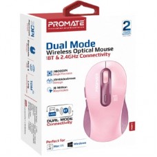 Мышка Promate Ken Wireless/Bluetooth Pink (ken.pink) - Фото