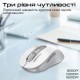 Мышка Promate Ken Wireless/Bluetooth White (ken.white)
