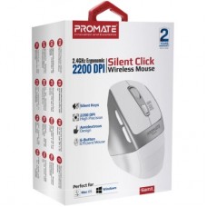 Мышка Promate Samit Wireless White (samit.white) - Фото