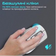 Мышка Promate Samit Wireless White (samit.white) - Фото