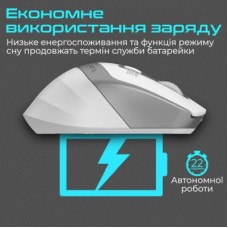 Мышка Promate Samit Wireless White (samit.white) - Фото
