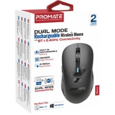 Мышка Promate Samo Wireless/Bluetooth Black (samo.black) - Фото