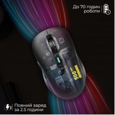 Мышка Promate Samo Wireless/Bluetooth Black (samo.black) - Фото