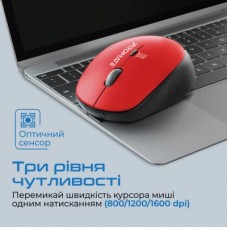 Мышка Promate Tracker Wireless Red (tracker.red) - Фото