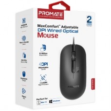 Мышка Promate CM-2400 USB Black (cm-2400.black) - Фото