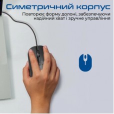 Мышка Promate CM-2400 USB Black (cm-2400.black) - Фото