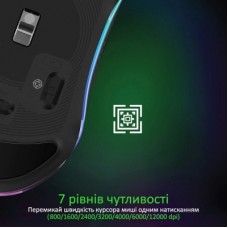 Мышка Vertux Phoenix USB Black (phoenix.black) - Фото