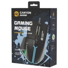 Мышка Canyon Fortnax GM-636 RGB USB Black (CND-SGM636B) - Фото