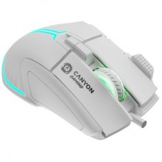Мышка Canyon Fortnax GM-636 RGB USB White (CND-SGM636W) - Фото