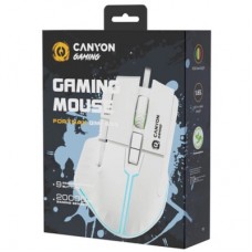 Мышка Canyon Fortnax GM-636 RGB USB White (CND-SGM636W) - Фото