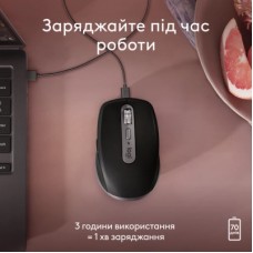 Мишка Logitech MX Anywhere 3S для MAC Wireless Space Grey (910-006947) - Фото