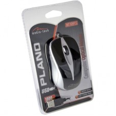 Мишка Media-Tech Plano USB Silver (MT1091S) - Фото