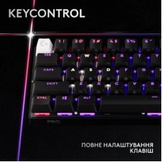 Клавиатура Logitech G Pro X 60 Lightspeed GX Tactile Wireless/Bluetooth UA Black (920-011911) - Фото