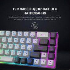 Клавіатура GamePro GK935 Wireless LED Black (GK935) - Фото