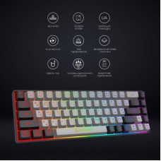Клавіатура GamePro GK935 Wireless LED Black (GK935) - Фото