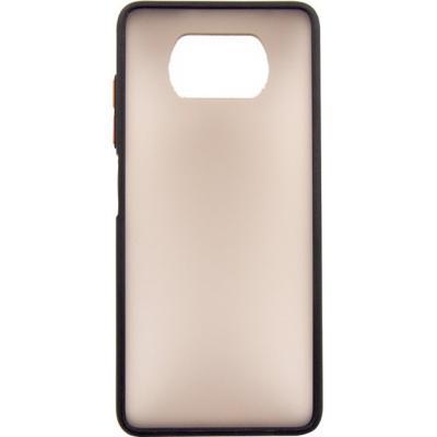 Чохол для мобільного телефона Dengos Matt POCO X3, black (DG-TPU-MATT-68)