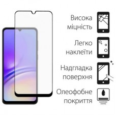 Чехол для мобильного телефона Dengos Kit for Samsung Galaxy A05 (A055) case + glass (Black) (DG-KM-07) - Фото
