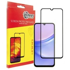 Чохол для мобільного телефона Dengos Kit for Samsung Galaxy A15 case + glass (Black) (DG-KM-69) - Фото