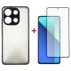Чохол для мобільного телефона Dengos Kit for Xiaomi Redmi Note 13 4G case + glass (Black) (DG-KM-66)