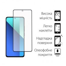 Чохол для мобільного телефона Dengos Kit for Xiaomi Redmi Note 13 4G case + glass (Black) (DG-KM-66) - Фото