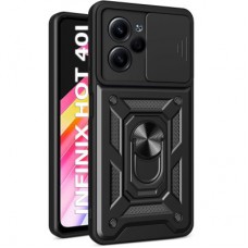 Чохол для мобільного телефона BeCover Military Infinix Hot 40i (X6528B) Black (710673) - Фото