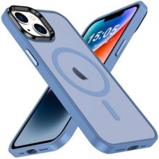 Чехол для мобильного телефона 2E Basic Apple iPhone 15 Plus Soft Touch MagSafe Cover Light Blue (2E-IPH-15PRM-OCLS-BL)