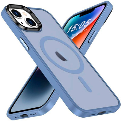Чехол для мобильного телефона 2E Basic Apple iPhone 15 Plus Soft Touch MagSafe Cover Light Blue (2E-IPH-15PRM-OCLS-BL)