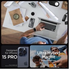 Чохол для мобільного телефона Spigen Apple iPhone 15 Pro Ultra Hybrid MagFit Zero One (ACS06721) - Фото