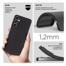 Чохол для мобільного телефона Armorstandart Matte Slim Fit Samsung A05s (A057) Camera cover Black (ARM72565) Чохол для мобільного телефона Armorstandart Matte Slim Fit Samsung A05s (A057) Camera cover Black (ARM72565) - Фото