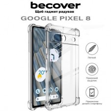 Чохол для мобільного телефона BeCover Anti-Shock Google Pixel 8 Clear (710597) - Фото
