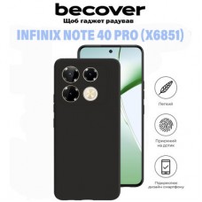 Чохол для мобільного телефона BeCover Infinix Note 40 Pro (X6851) Black (711179) - Фото