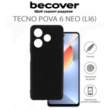 Чохол для мобільного телефона BeCover Tecno POVA 6 Neo (LI6) Black (711761) - Фото