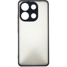 Чохол для мобільного телефона Dengos Matte Xiaomi Redmi Note 13 4G (black) (DG-TPU-MATT-140) - Фото