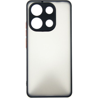 Чохол для мобільного телефона Dengos Matte Xiaomi Redmi Note 13 4G (black) (DG-TPU-MATT-140)