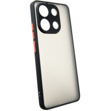 Чохол для мобільного телефона Dengos Matte Xiaomi Redmi Note 13 4G (black) (DG-TPU-MATT-140) - Фото