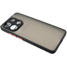 Чохол для мобільного телефона Dengos Matte Xiaomi Redmi Note 13 4G (black) (DG-TPU-MATT-140) - Фото