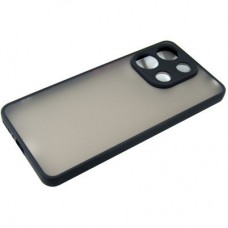 Чохол для мобільного телефона Dengos Matte Xiaomi Redmi Note 13 4G (black) (DG-TPU-MATT-140) - Фото