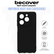 Чохол для мобільного телефона BeCover Infinix Hot 40i (X6528B) Black (710882) - Фото