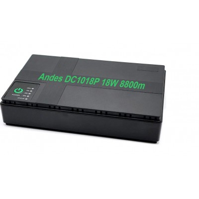 Повербанк для роутера Andes DC1018P 18W 10000 мА·год ДБЖ для маршрутизатора