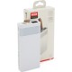 Батарея универсальная XO 20000mAh, PD/20W, QC/22.5W, flashlight, Micro-USB, Type-C, USB-A*2, white (XO-PR129)