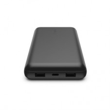 Батарея універсальна Belkin 20000 mAh, USB-C, 2*USB-A, 3A, 6" USB-A to USB-C cable, Black (BPB012BTBK) - Фото