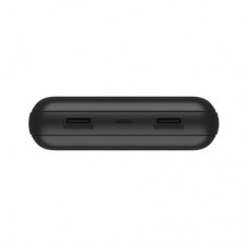 Батарея універсальна Belkin 20000 mAh, USB-C, 2*USB-A, 3A, 6" USB-A to USB-C cable, Black (BPB012BTBK) - Фото