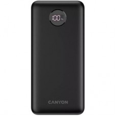 Батарея универсальная Canyon PB-2002 20000mAh, PD/20W, QC/3.0/22.5W, Black (CNE-CPB2002B)