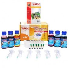 Комплект перезаправляемых картриджей WWM Epson R270/615/T50/59/TX700W/TX710W+ELECTRA (RC.T082U)