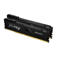 Модуль памяти для компьютера DDR4 32GB (2x16GB) 3600 MHz Fury Beast Black Kingston Fury (ex.HyperX) (KF436C18BBK2/32)