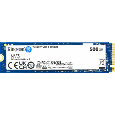 Накопичувач SSD M.2 2280 500 GB Kingston (SNV3S/500G)