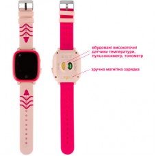Смарт-годинник Amigo GO005 4G Wi-Fi Kids waterproof Thermometer Pink (747018) - Фото