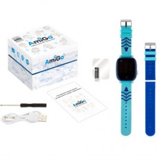 Смарт-годинник Amigo GO005 4G Wi-Fi Kids waterproof Thermometer Blue (747017) - Фото
