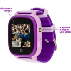 Смарт-годинник Amigo GO005 4G Wi-Fi Kids waterproof Thermometer Purple (747019) - Фото
