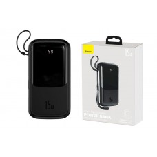 Повербанк Baseus Qpow 20000 mAh 15 W Display Type C Black УМБ Басеус